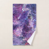 Violet drups onthouding bad handdoek (Handdoek)