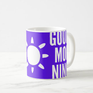 Violet élégant Bon Matin Sun Thé Mug