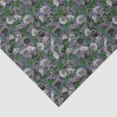 Violet Elegant Floral Rozen Tissuepapier (Detail)