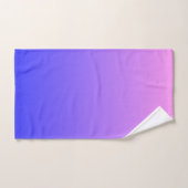 Violet en blauw verloop bad handdoek (Handdoek)