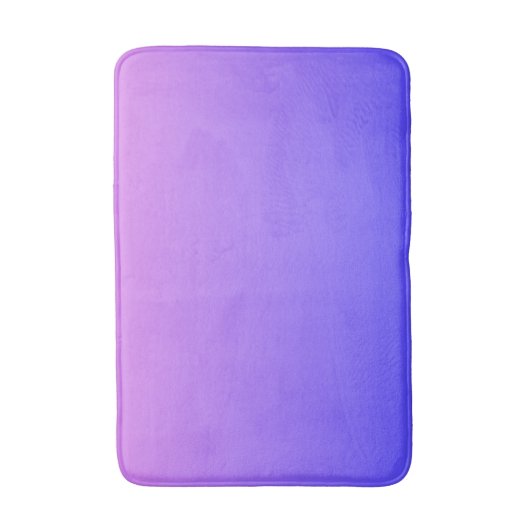 Violet en blauw verloop badmat (Voorkant Verticaal)
