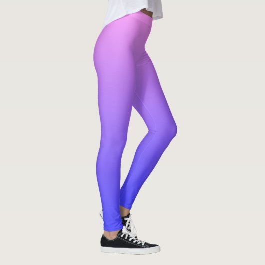 Violet en blauw verloop leggings (Rechts)