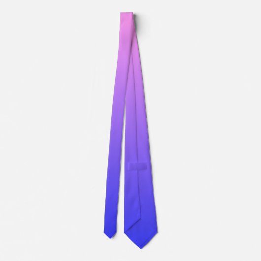 Violet en blauw verloop stropdas (Achterkant)