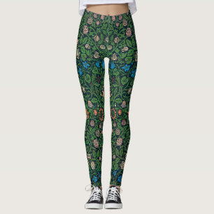 Violet en Columbine, William Morris Leggings
