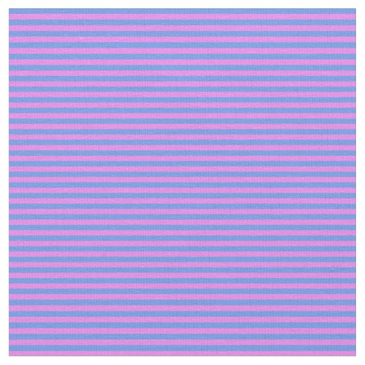 Violet en Cornflower Blue, gelinkt/gestreept patro Stof (Close Up)