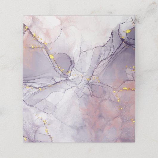 Violet en goudmarmer (Buitenkant ongevouwen)