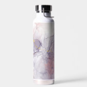 Violet en goudmarmer waterfles (Links)