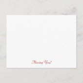 Violet en witte orchidee close-up foto briefkaart (Achterkant)