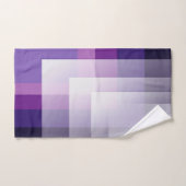 Violet et blanc (Serviette à main)