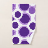 Violet et blanc (Serviette à main)