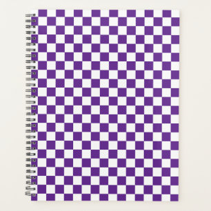 violet et blanc À damiers 2024