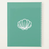 Violet et blanc Ma pierre d'oiseau est un coquilla (Dos)