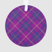 Violet et Or Mode Plaid Highland (dos)