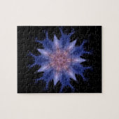 Violet étoile géométrique noir ciel puzzle puzzle (Horizontal)