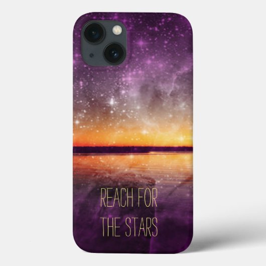 Violet Étoiles Et Sunset Lake coque ipad (Verso)