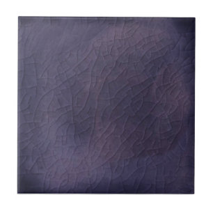 Violet Faux Crackle Reproduction Ceramic Wall TIle Tegeltje