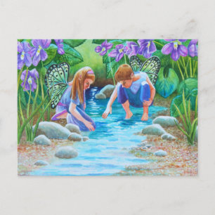 Violet feeën briefkaart