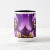 Violet Flame Angel Tweekleurige Koffiemok (Center)