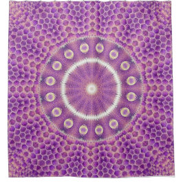 Violet Flame Hive Douchegordijn