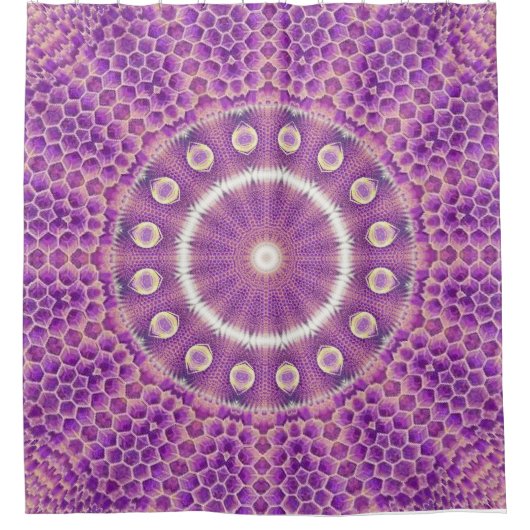 Violet Flame Hive Douchegordijn (Voorkant)