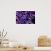 Violet Flame Poster (Keuken)