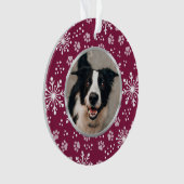 Violet Flocon de neige Paw Motif animal photo (devant)