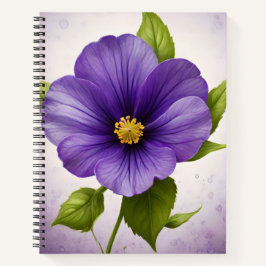 Violet Flora Journal, Floral Journal, Violet, Notitieboek
