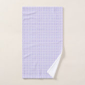 Violet Flower Classic Pattern Handdoek (Handdoek)