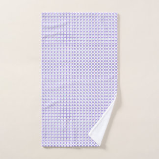 Violet Flower Classic Pattern Handdoek