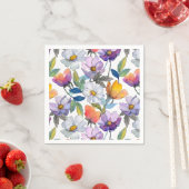 Violet Flower Coaster Servet (Insitu)