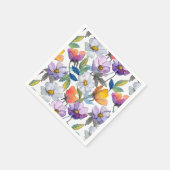 Violet Flower Coaster Servet (Hoek)