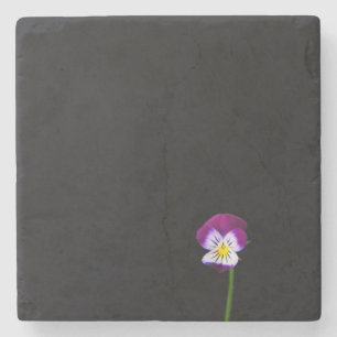 Violet Flower coastera Stenen Onderzetter