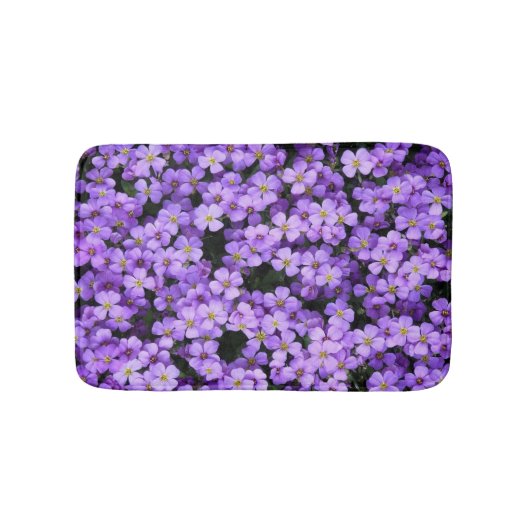 Violet Flowers Badmat (Voorkant)
