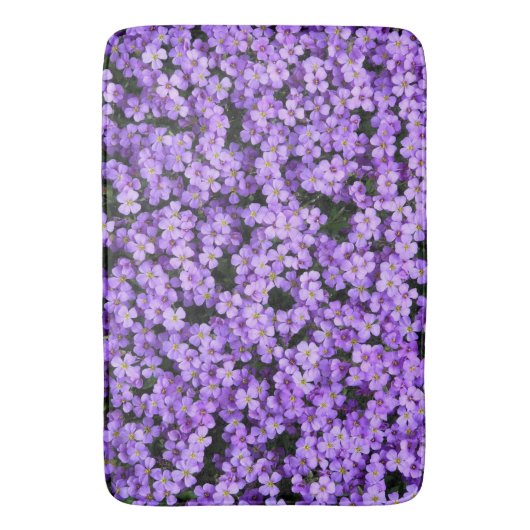Violet Flowers - Badmat (Voorkant Verticaal)