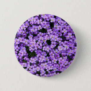 Violet Flowers Button Violet Flowers