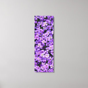 Violet Flowers Canvas Violet Spring Afdruk