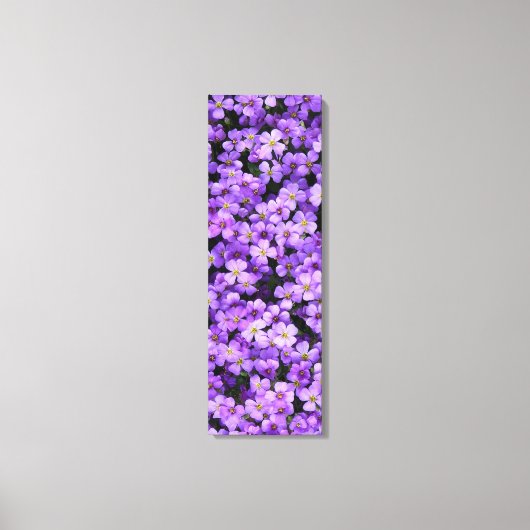 Violet Flowers Canvas Violet Spring Afdruk (Voorkant)