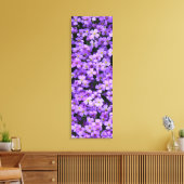 Violet Flowers Canvas Violet Spring Afdruk (Insitu (Woonkamer))