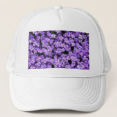 Violet Flowers Trucker Pet (Voorkant)