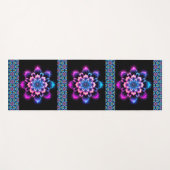 Violet Flowers Yogamat (Voorkant (horizontaal))