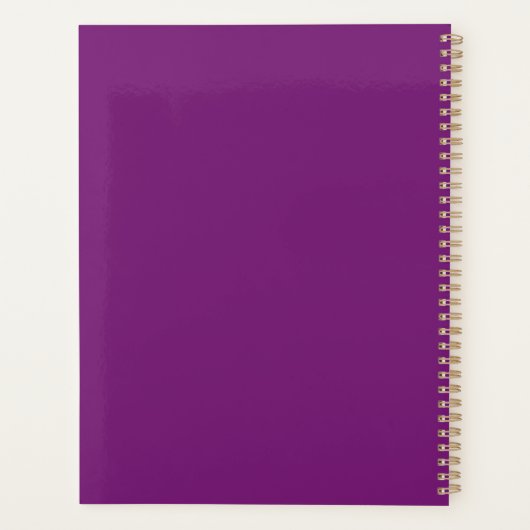Violet foncé (couleur solide) (Dos)