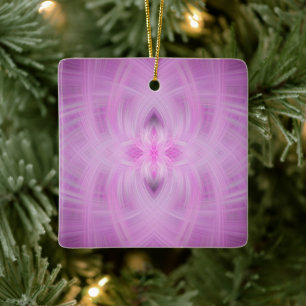 VIOLET - Fractal Art - Keramisch Ornament
