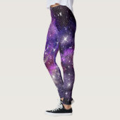 Violet Galaxy Melkweg met Planet Leggings (Links)