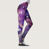 Violet Galaxy Melkweg met Planet Leggings (Rechts)