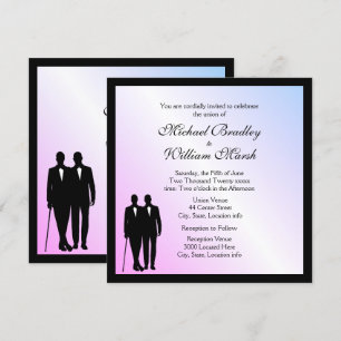 Violet Gay Faire-part de mariage