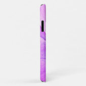 Violet Gras Anémone Floral Apple iPhone 11 Coque (Dos/Droite)