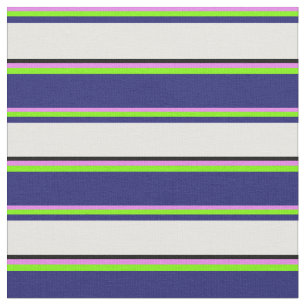 Violet, groen, middernacht blauw, witte en zwarte stof