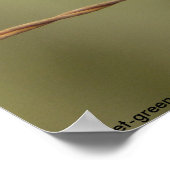 Violet-groen slik Poster (Hoek)