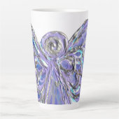 Violet Guardian Angel Art Custom Latte Mug Cup (Devant)
