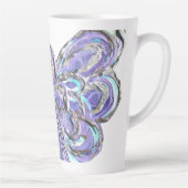 Violet Guardian Angel Art Custom Latte Mug Cup (Droite)